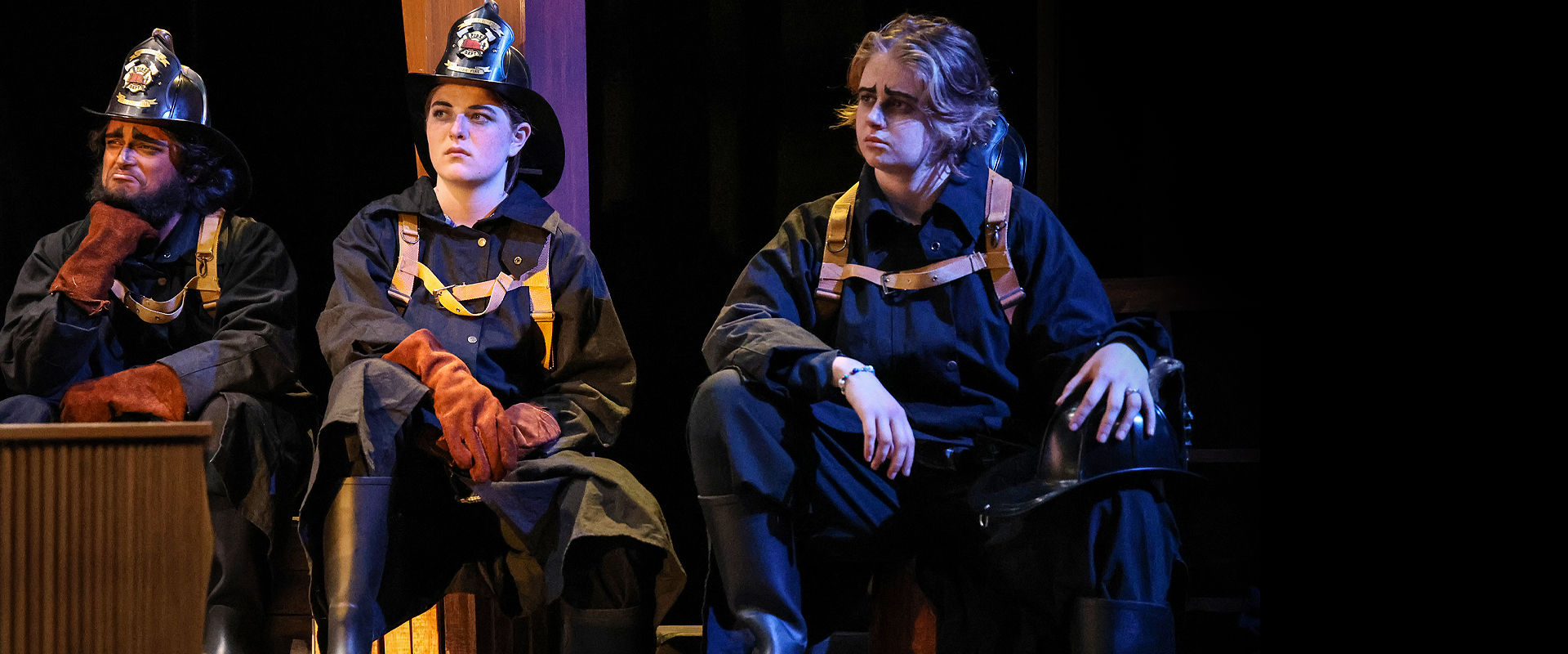 Arsonist Actors on Stage